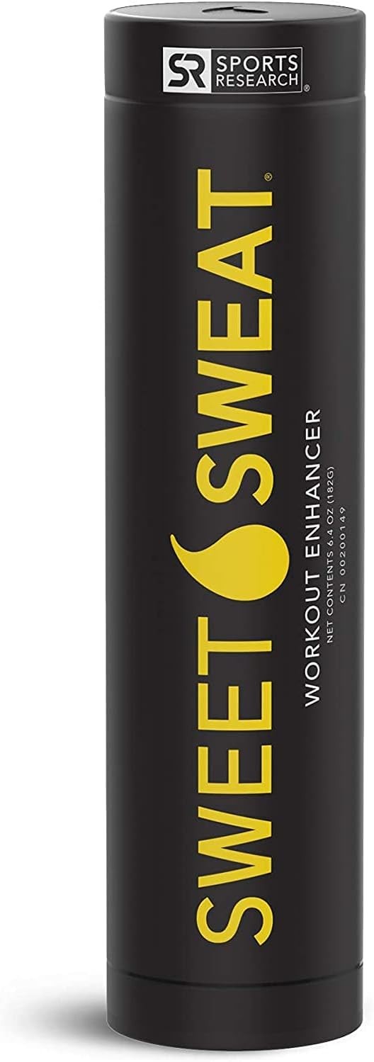 Sports Research Sweet Sweat 'Workout Enhancer' Gel - Maximize Your Exercise & Sweat Faster - 6.4oz Stick